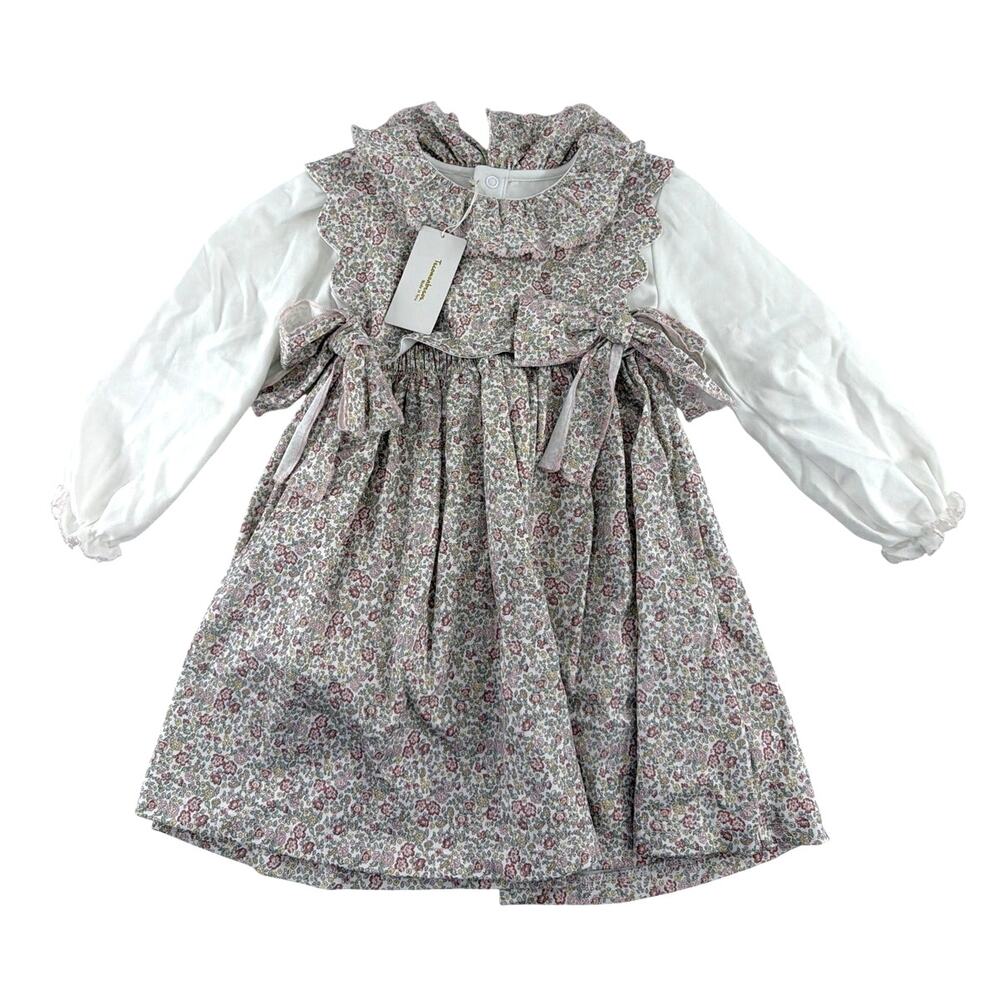 Tecomoabesos Livvy Pima Jumper Set Pink Size 3T - Picture 2 of 6